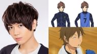 Chiba Shouya and his characters (Image via Sportskeeda)